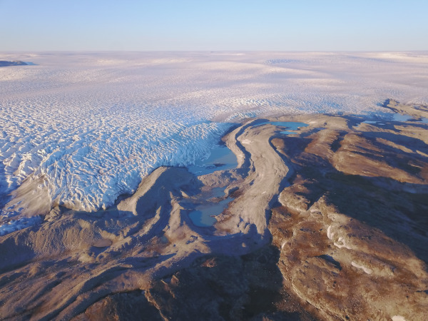 Photograph of the Greenland Ice Sheet edge