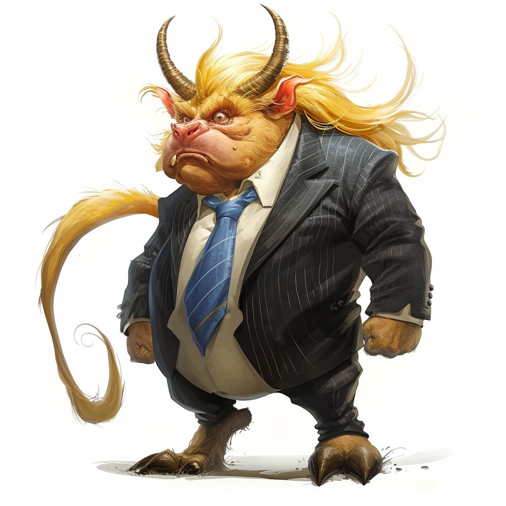 Demon of Farting After Surgery. Image Credit: K Hirst and MidJourney