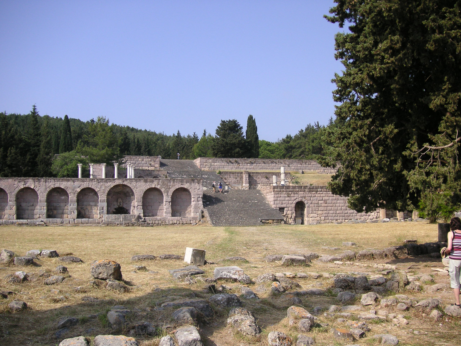The 2nd-3rd century Asklepieon on the Island of Cos, Greece. Is this where Berossus spent his retirement lecturing on astronomy? Uploaded by Nikater CC 3.0