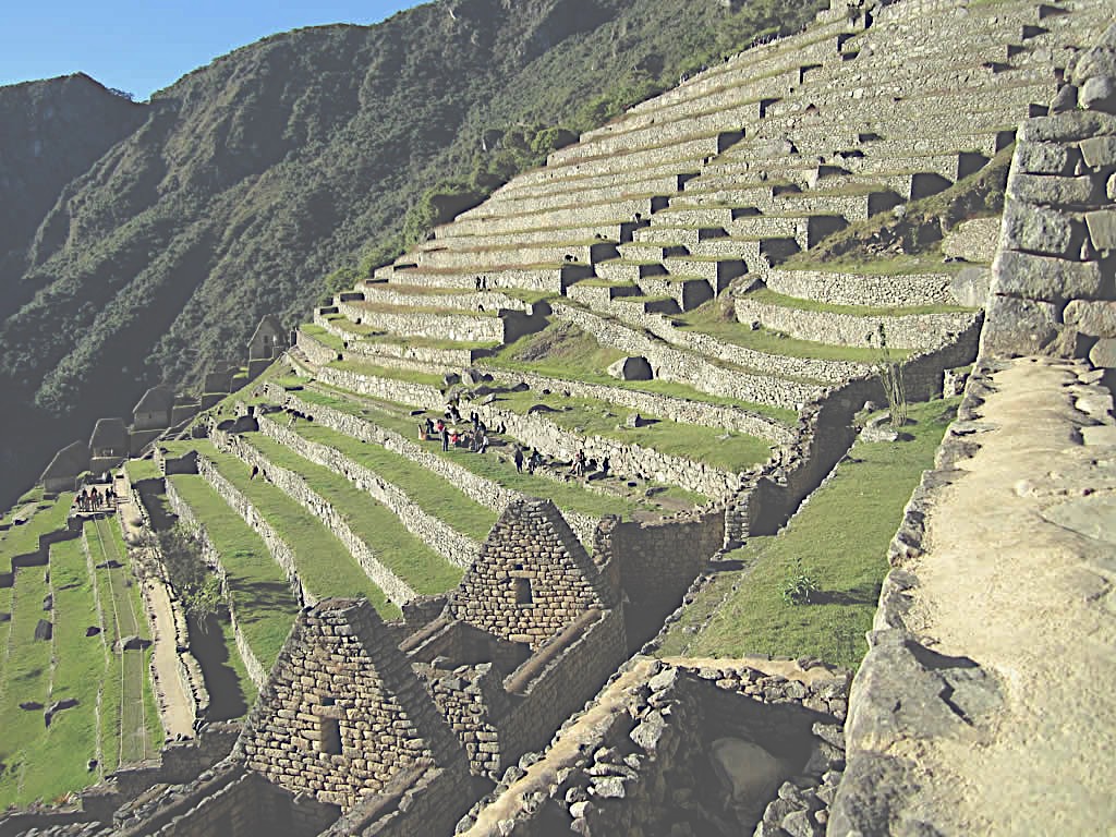 Hillside agricultural terraces. Image Credit: David Stanley from Nanaimo, Canada